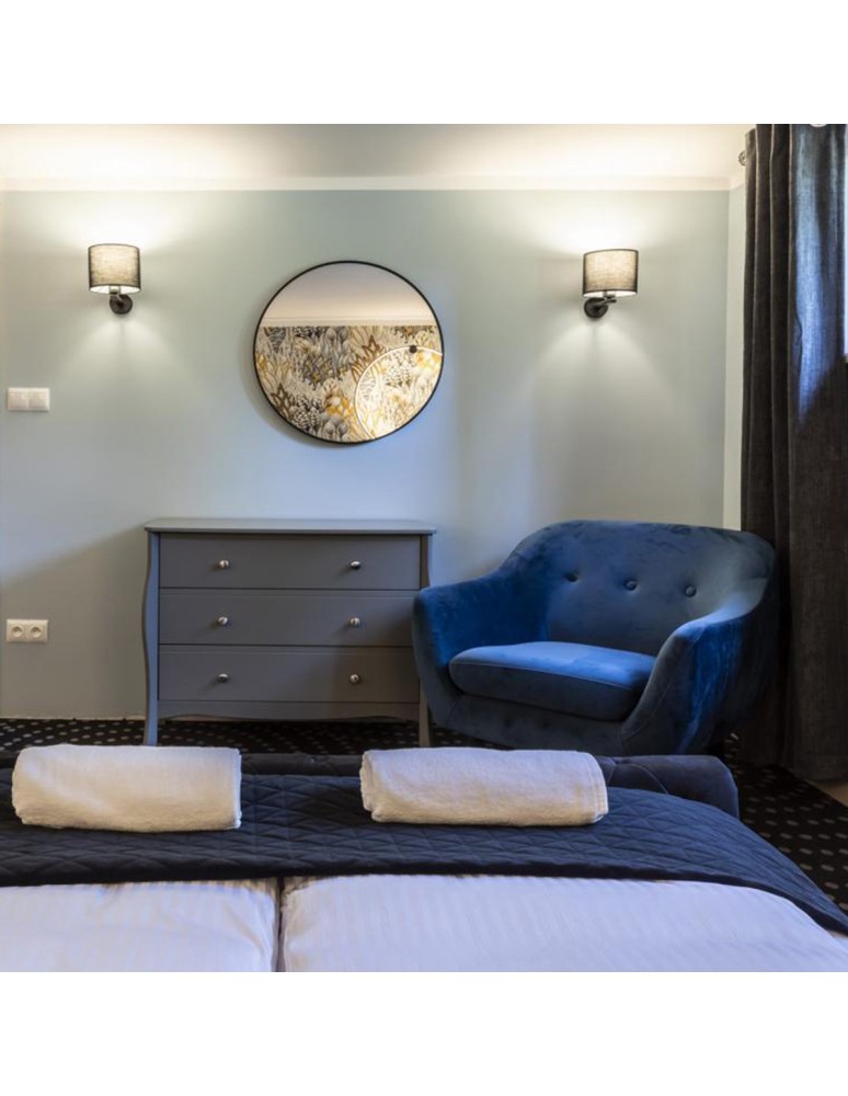 Wall lamps with lampshade - Light Prestige Cecina wall lamp black E27 black LP-114/1W BK - product kolory-swiatla.pl 3