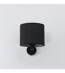 Wall lamps with lampshade - Light Prestige Cecina wall lamp black E27 black LP-114/1W BK - product 9