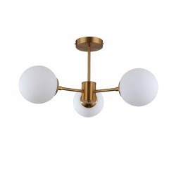 Light Prestige Roma Lampa wisząca E14 3x40W złoty/biały LP-1345/3P GD