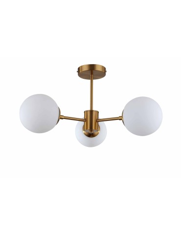 Light Prestige Roma Pendant Lamp E14 3x40W gold/white LP-1345/3P GD