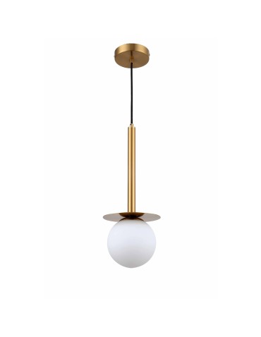 Light Prestige Roma Pendant Lamp E14 1x40W gold/white LP-1345/1P GD