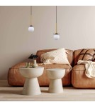 Pendant lamps - Light Prestige Roma Pendant Lamp E14 1x40W gold/white LP-1345/1P GD - product 2