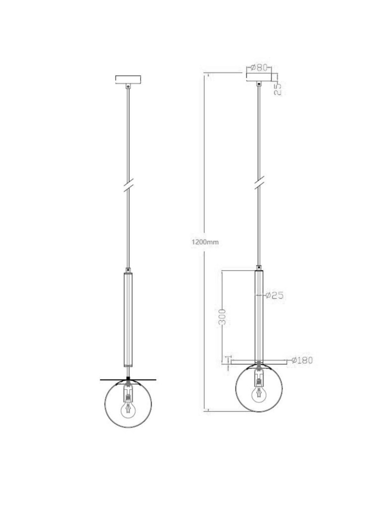Pendant lamps - Light Prestige Roma Pendant Lamp E14 1x40W gold/white LP-1345/1P GD - product kolory-swiatla.pl 3