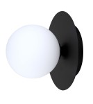 Wall lamps - Light Prestige Roma Wall lamp G9 1x5W black/white LP-1345/1W BK - product 1
