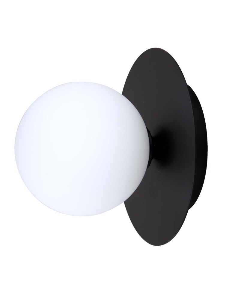 Wall lamps - Light Prestige Roma Wall lamp G9 1x5W black/white LP-1345/1W BK - product kolory-swiatla.pl 1