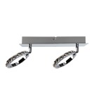 Spotlight ceiling lamps - Light Prestige Carrara 2 LED spot chrome LP-1864/2W - product 1