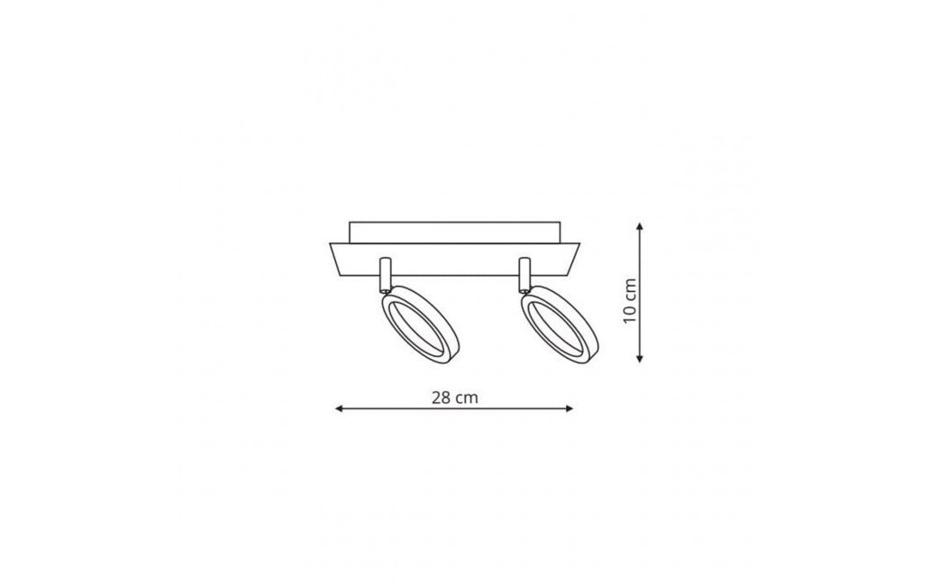 Light Prestige Carrara 2 spot LED chrom LP-1864/2W