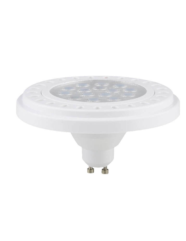 LED ES111 GU10 230V bulbs - Light Prestige ES111 GU10 white LED bulb 9W 3000K plastic 1x white - product kolory-swiatla.pl 1