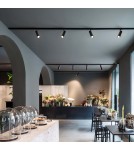 Lamps for 3-phase busbars - Light Prestige Magnum spotlight for busbar 3F LED 1x20W black LP-8120/3F BK - product 2