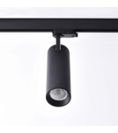 Lamps for 3-phase busbars - Light Prestige Magnum spotlight for busbar 3F LED 1x20W black LP-8120/3F BK - product 5