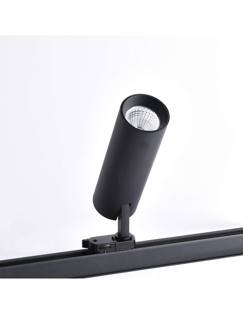 Lamps for 3-phase busbars - Light Prestige Magnum spotlight for busbar 3F LED 1x20W black LP-8120/3F BK - product kolory-swiatla.pl 6