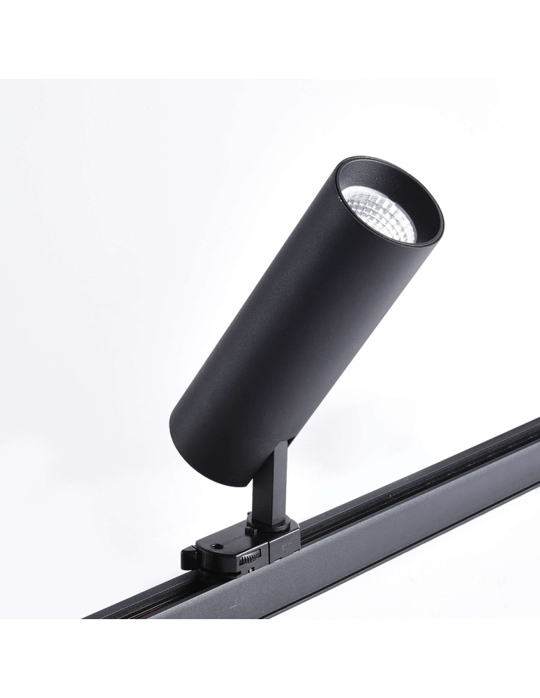 Lamps for 3-phase busbars - Light Prestige Magnum spotlight for busbar 3F LED 1x20W black LP-8120/3F BK - product kolory-swiatla.pl 7