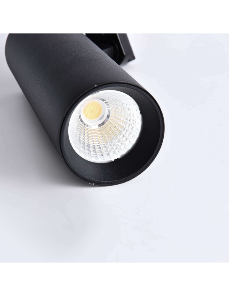 Lamps for 3-phase busbars - Light Prestige Magnum spotlight for busbar 3F LED 1x20W black LP-8120/3F BK - product kolory-swiatla.pl 8