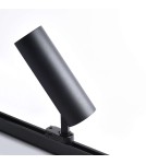 Lamps for 3-phase busbars - Light Prestige Magnum spotlight for busbar 3F LED 1x20W black LP-8120/3F BK - product 9