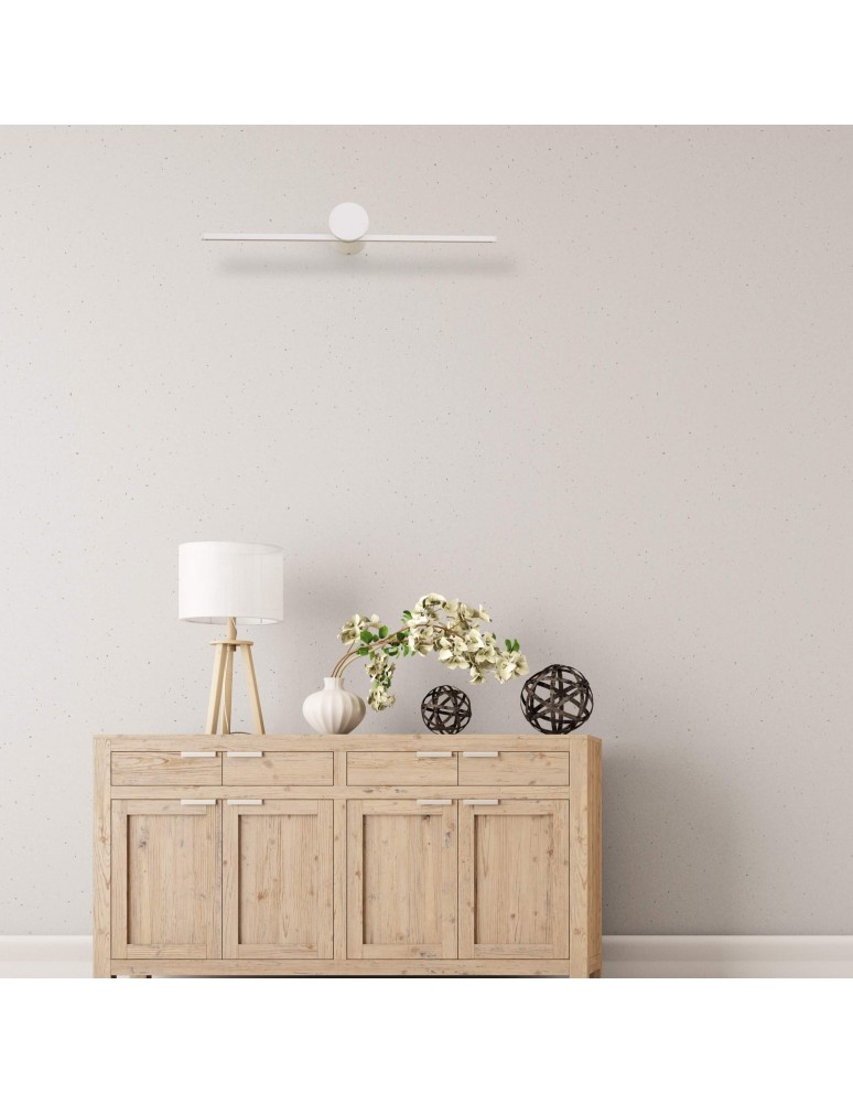 Wall lamps over the mirror - Light Prestige Modern LED wall lamp 6W 800lm 3000K white LP-777/1W M WH - product kolory-swiatla.pl 2