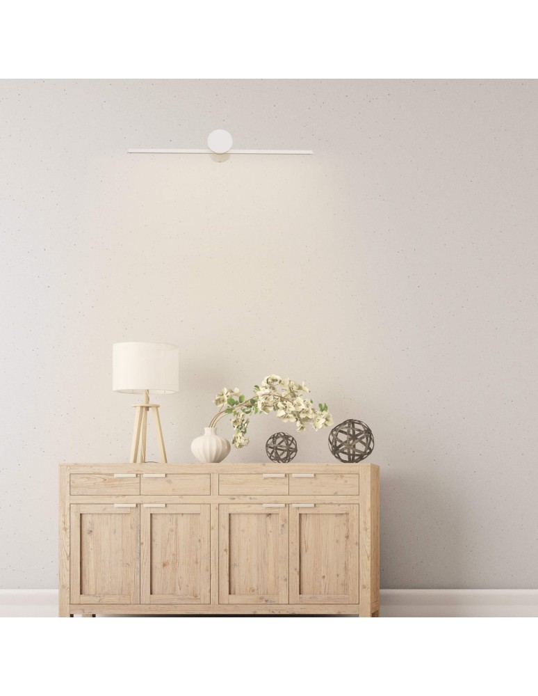 Wall lamps over the mirror - Light Prestige Modern LED wall lamp 6W 800lm 3000K white LP-777/1W M WH - product kolory-swiatla.pl 3