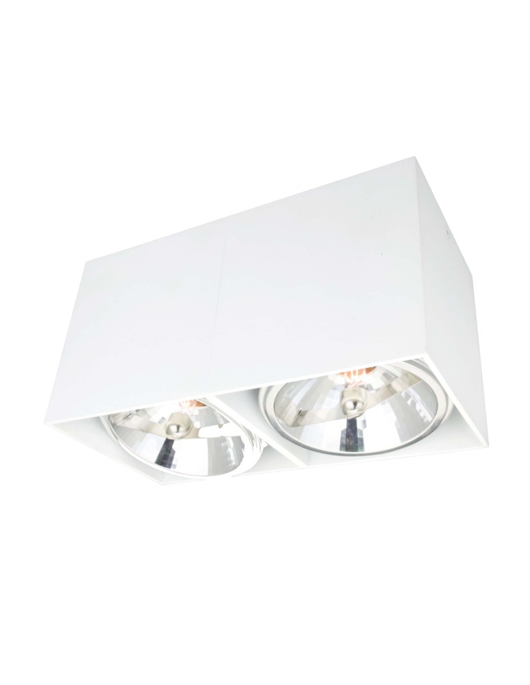 Ceiling luminaires for replaceable light source - Light Prestige Aliano 2 surface-mounted G9 white LP-9S21/2 SM WH - product kolory-swiatla.pl 1