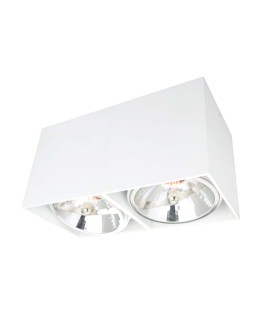 Light Prestige Aliano 2 surface-mounted G9 white LP-9S21/2 SM WH