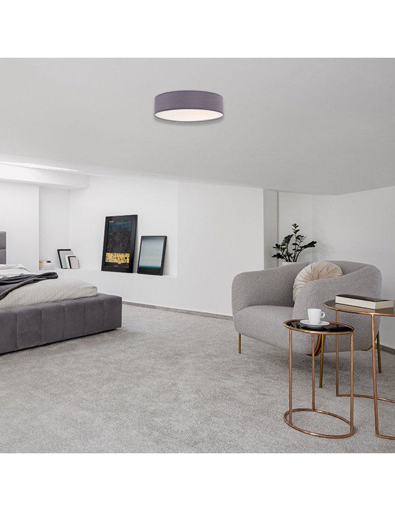 Ceiling lamps with lampshade - Light Prestige Alto plafond grey E14 grey LP-81008/3C GRY - product kolory-swiatla.pl 3