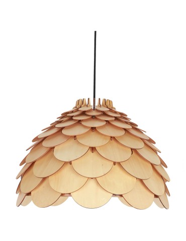 Light Prestige BURGO small E27 wood pendant LP-101335/1P S