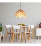Boho pendant lamps - Light Prestige BURGO small E27 wood pendant LP-101335/1P S - product 3