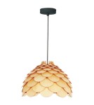Boho pendant lamps - Light Prestige BURGO small E27 wood pendant LP-101335/1P S - product 8