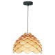 Light Prestige BURGO wisząca mała E27 drewna LP-101335/1P S