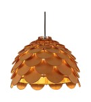 Boho pendant lamps - Light Prestige BURGO small E27 wood pendant LP-101335/1P S - product 10