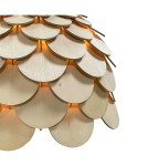 Boho pendant lamps - Light Prestige BURGO small E27 wood pendant LP-101335/1P S - product 11