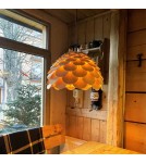 Boho pendant lamps - Light Prestige BURGO pendant large E27 wood LP-101335/1P L - product 6