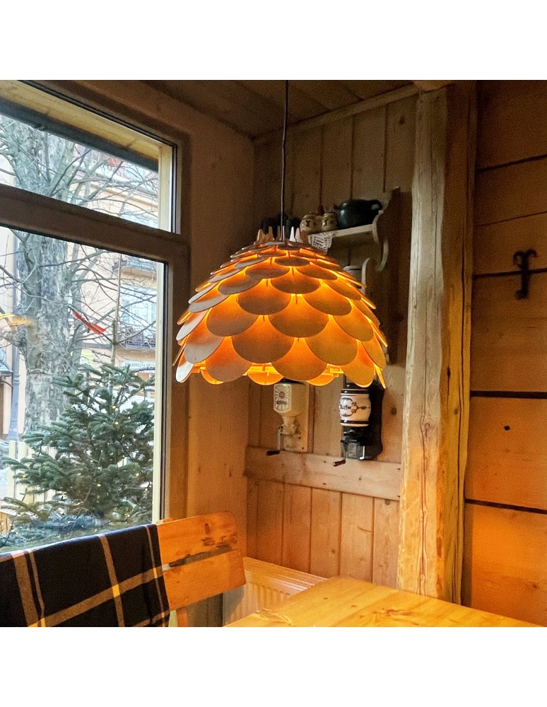 Boho pendant lamps - Light Prestige BURGO pendant large E27 wood LP-101335/1P L - product kolory-swiatla.pl 6