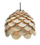 Boho pendant lamps - Light Prestige BURGO pendant large E27 wood LP-101335/1P L - product 7