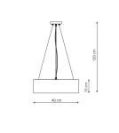 Pendant lamps - Light Prestige Delos pendant black E27 black LP-8144/1P BK - product 3