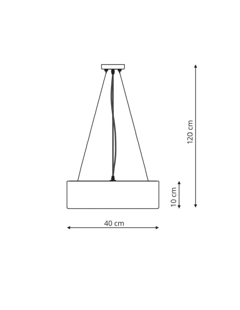 Pendant lamps - Light Prestige Delos pendant black E27 black LP-8144/1P BK - product kolory-swiatla.pl 3