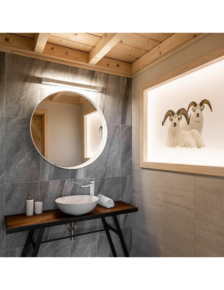 Bathroom wall lamps - Light Prestige Denver wall lamp white IP44 LP-1174/1W WH 1xLED white - product kolory-swiatla.pl 2