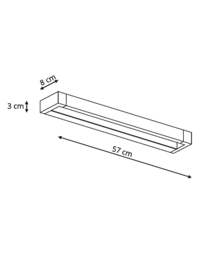 Bathroom wall lamps - Light Prestige Denver wall lamp white IP44 LP-1174/1W WH 1xLED white - product kolory-swiatla.pl 4