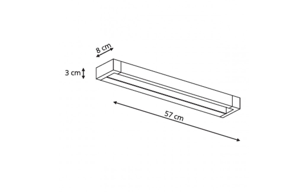 Light Prestige Denver kinkiet biały IP44 LP-1174/1W WH 1xLED biały