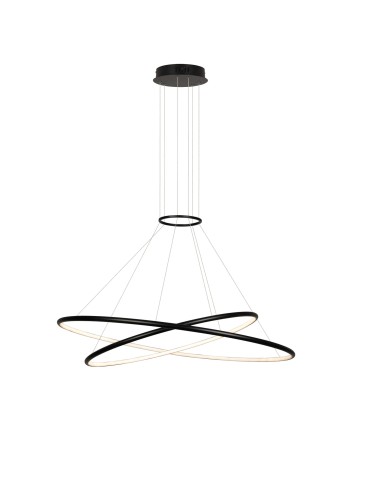 Light Prestige Halifax pendant lamp black LP-940/2P 4BK 2xLED black