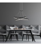 LED pendant lamps - Light Prestige Halifax pendant lamp black LP-940/2P 4BK 2xLED black - product 4