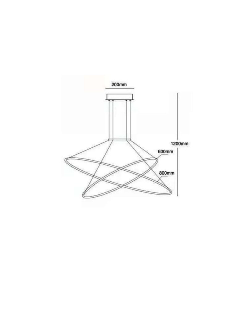 LED pendant lamps - Light Prestige Halifax pendant lamp black LP-940/2P 4BK 2xLED black - product kolory-swiatla.pl 6