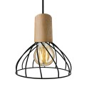 Light Prestige Moderno wisząca mała GU10 GU10 czarny/brązowy LP-1221/1P S BK