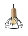 Light Prestige Moderno small pendant GU10 black/brown LP-1221/1P S BK
