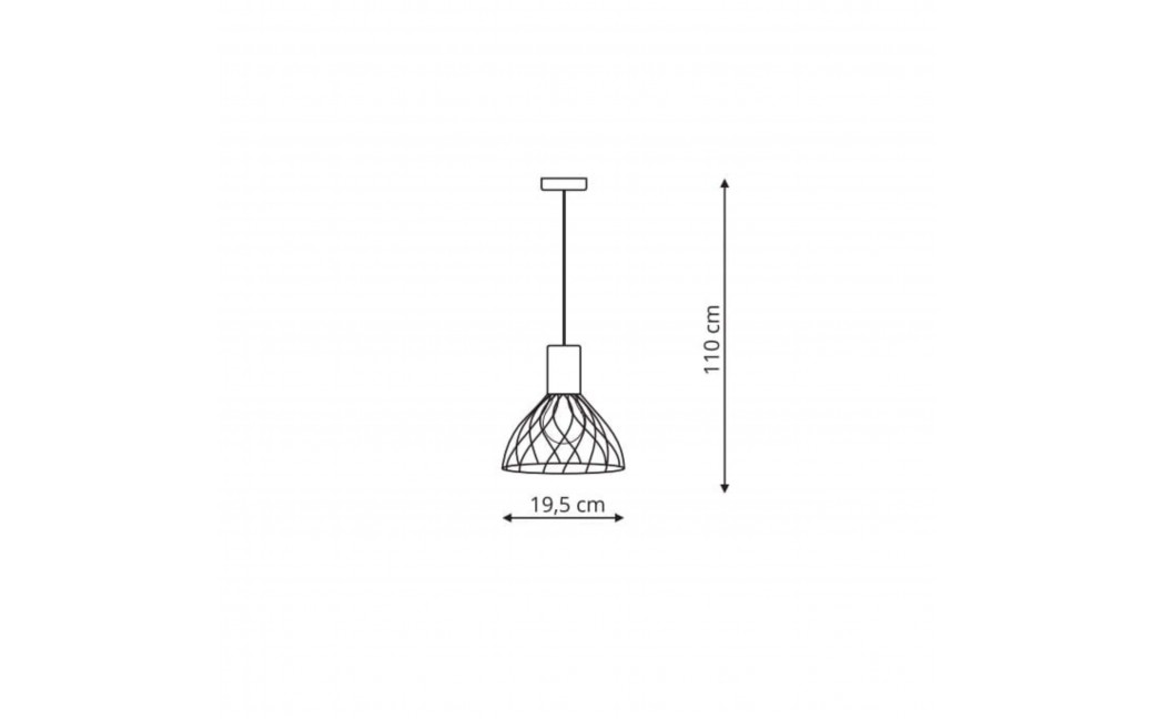 Light Prestige Moderno wisząca mała GU10 GU10 czarny/brązowy LP-1221/1P S BK