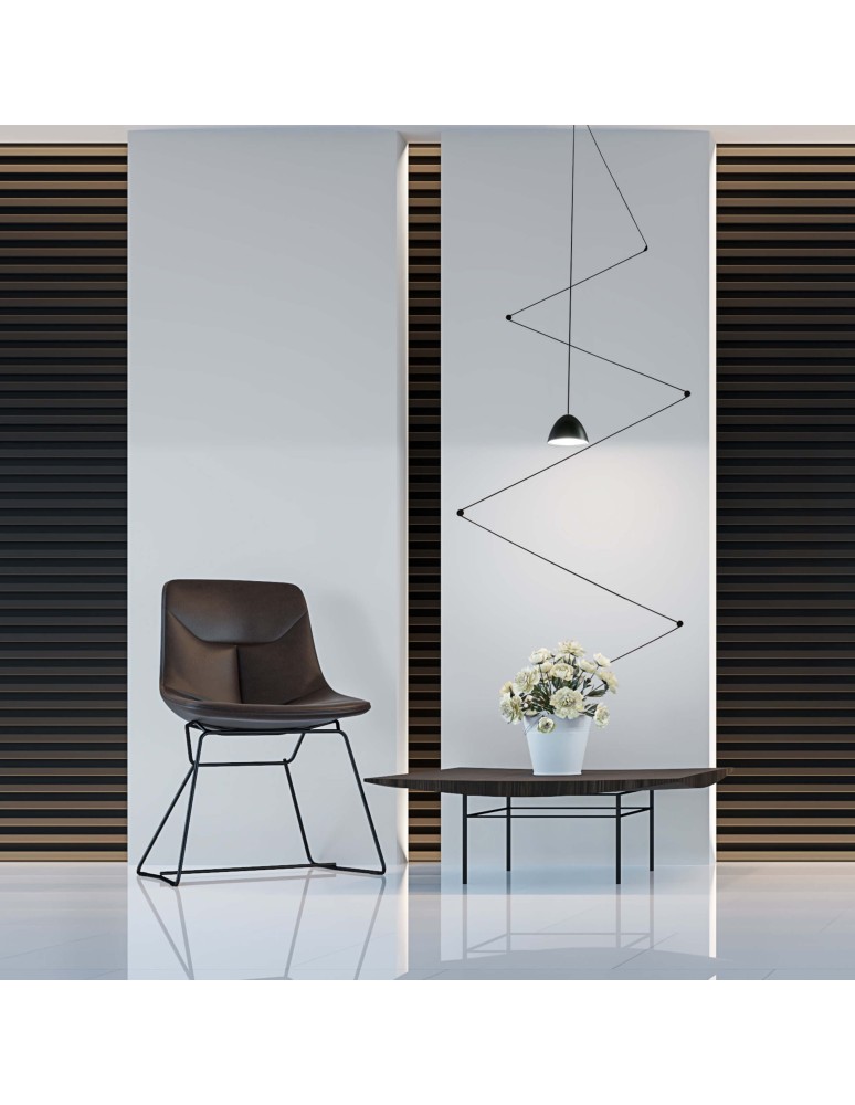 LED pendant lamps - Light Prestige Zig-Zag LED black LP-1243/1P BK - product kolory-swiatla.pl 2