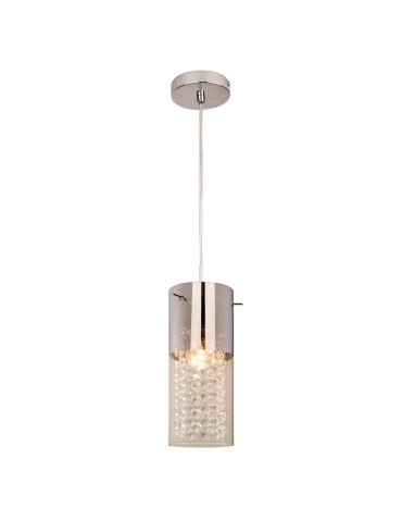 Light Prestige Zara 1 wisząca 1xE14 srebrny, transparentny LP-5221/1P