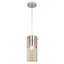 Light Prestige Zara 1 wisząca 1xE14 srebrny, transparentny LP-5221/1P