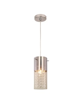 Light Prestige Zara 1 wisząca 1xE14 srebrny, transparentny LP-5221/1P
