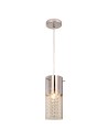 Light Prestige Zara 1 wisząca 1xE14 srebrny, transparentny LP-5221/1P