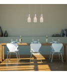 Pendant lamps - Light Prestige Zara 1 pendant 1xE14 silver, transparent LP-5221/1P - product 2