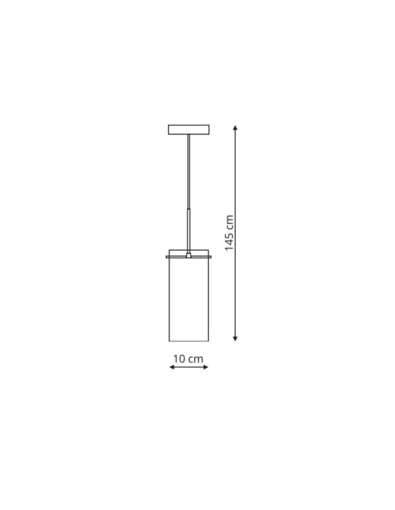 Pendant lamps - Light Prestige Zara 1 pendant 1xE14 silver, transparent LP-5221/1P - product kolory-swiatla.pl 3